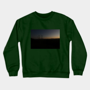 sunset photo from mountain Crewneck Sweatshirt